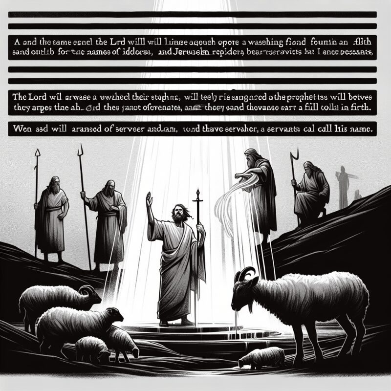 스가랴-13장-예수 그리스도의 희생과 인간의 구원