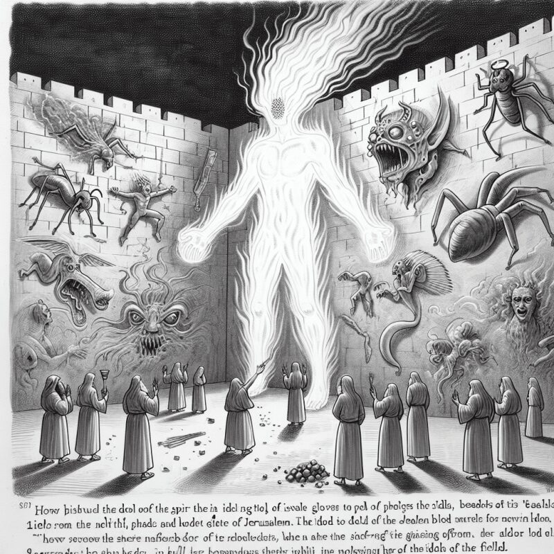 에스겔-8장-하나님의 영적 시야와 인간의 사도세상