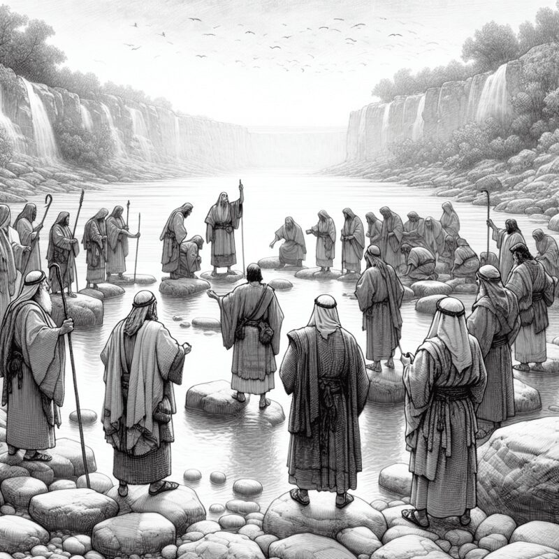 여호수아 4장 1절~9절 설교 – 요단강의 돌들, 영원한 기념