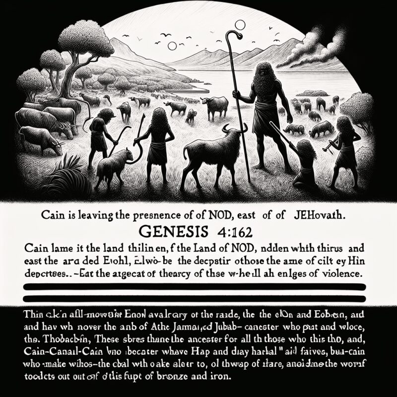 창세기 4장 16절~24절 설교 – 가인의 후손과 인간 역사의 그림자
