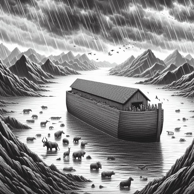 매일 설교: 홍수 속의 순종과 구원(창세기 7장 17절~24절)