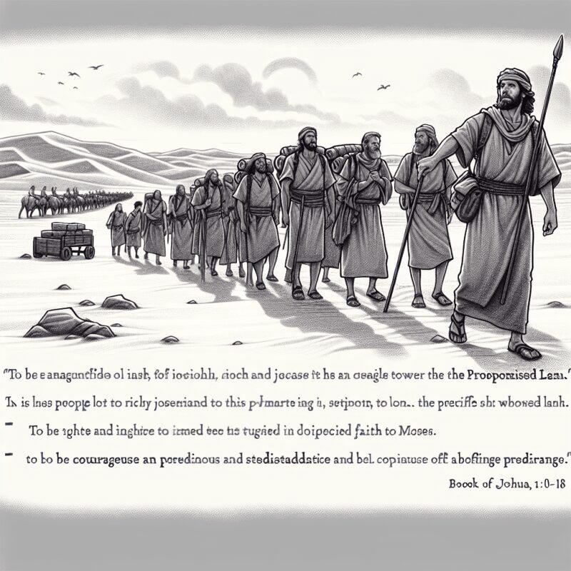 여호수아 1장 10절~18절 설교 – 순종의 길 위에 펼쳐지는 하나님의 약속