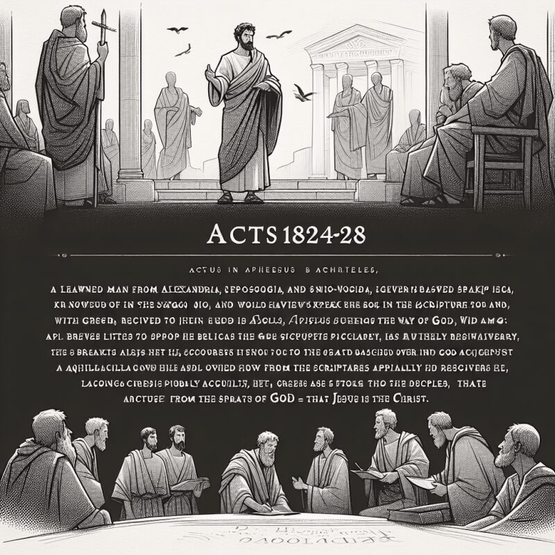 사도행전 18장 24절~28절 설교 – 지식과 진리 안에서 성장하는 믿음